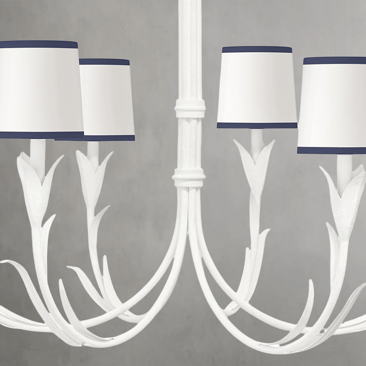 Fontara Dark Blue Reed Chandelier - Arialamps