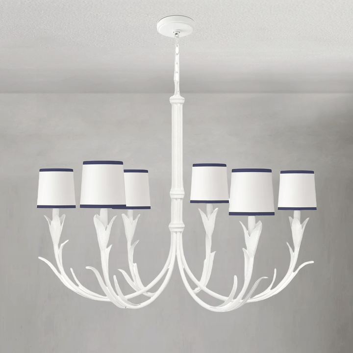 Fontara Dark Blue Reed Chandelier - Arialamps