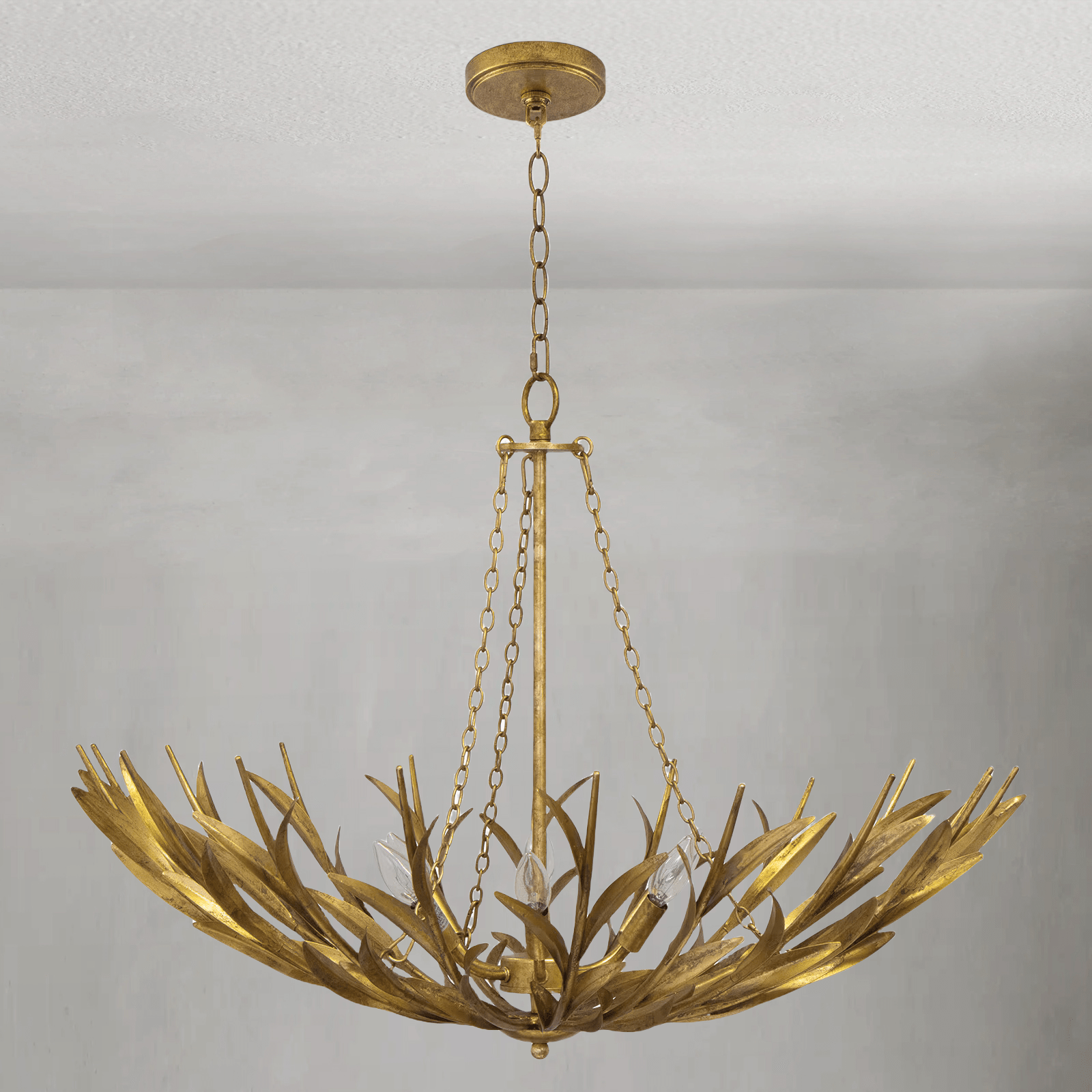Fontara Reed Basin Chandelier - Arialamps