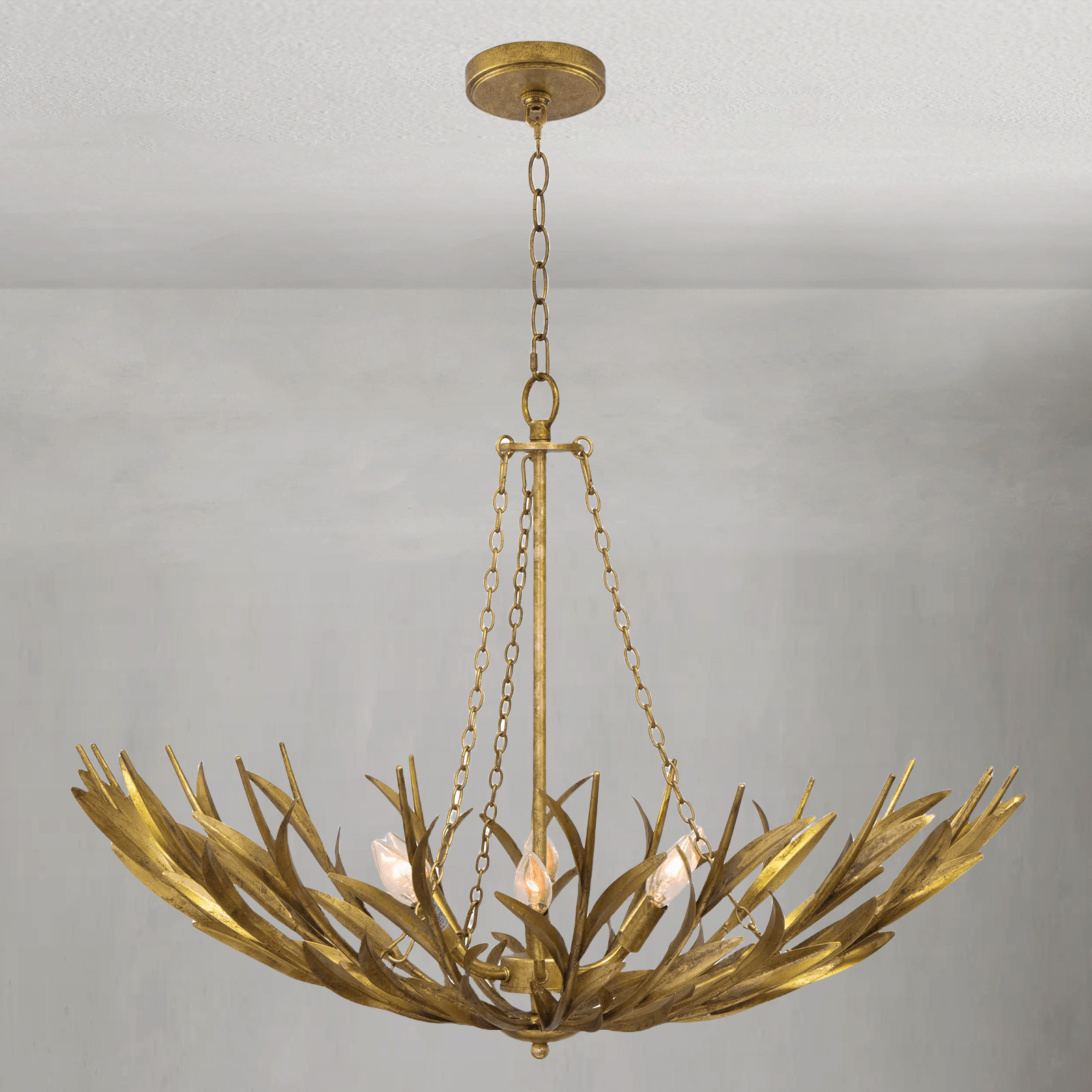 Fontara Reed Basin Chandelier - Arialamps