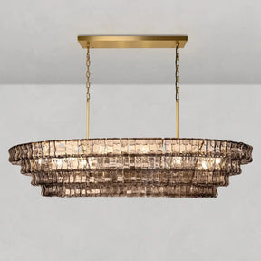 Ghiaccio Oval Chandelier 54''65''