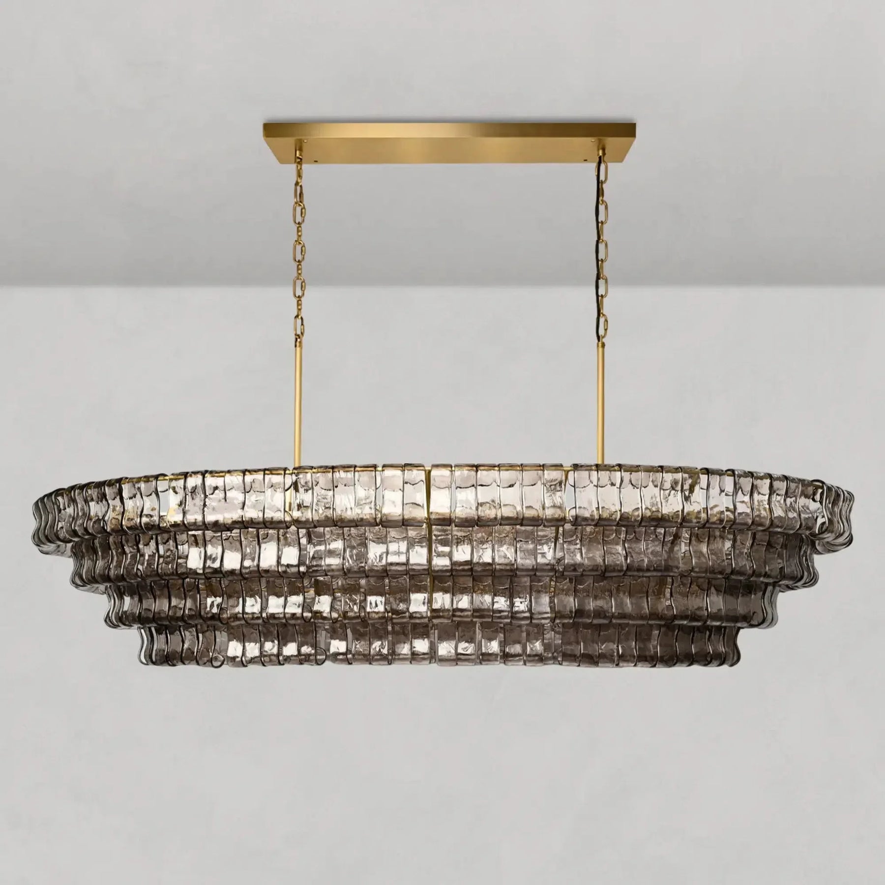 Ghiaccio Oval Chandelier 54''65''