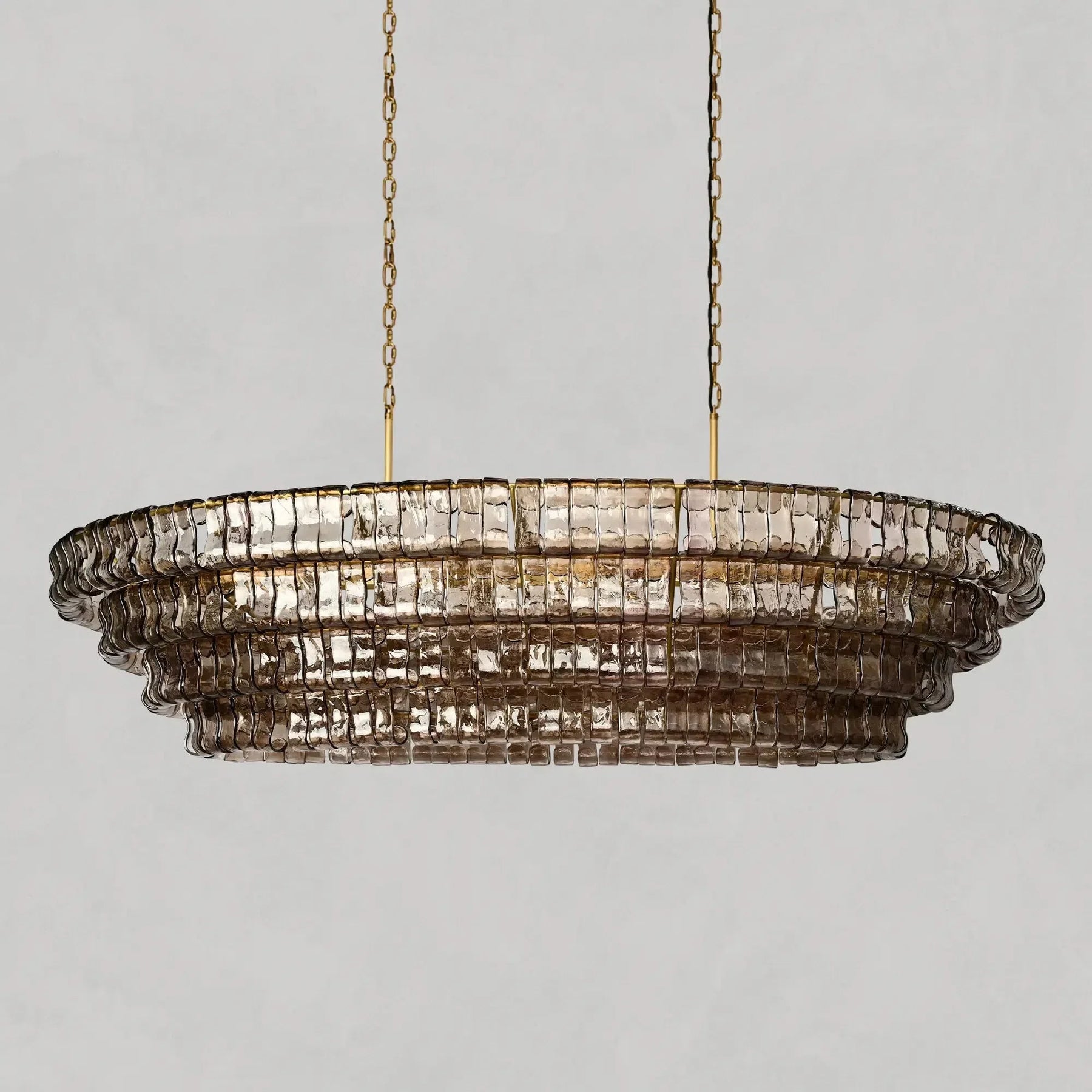 Ghiaccio Oval Chandelier 54''65''