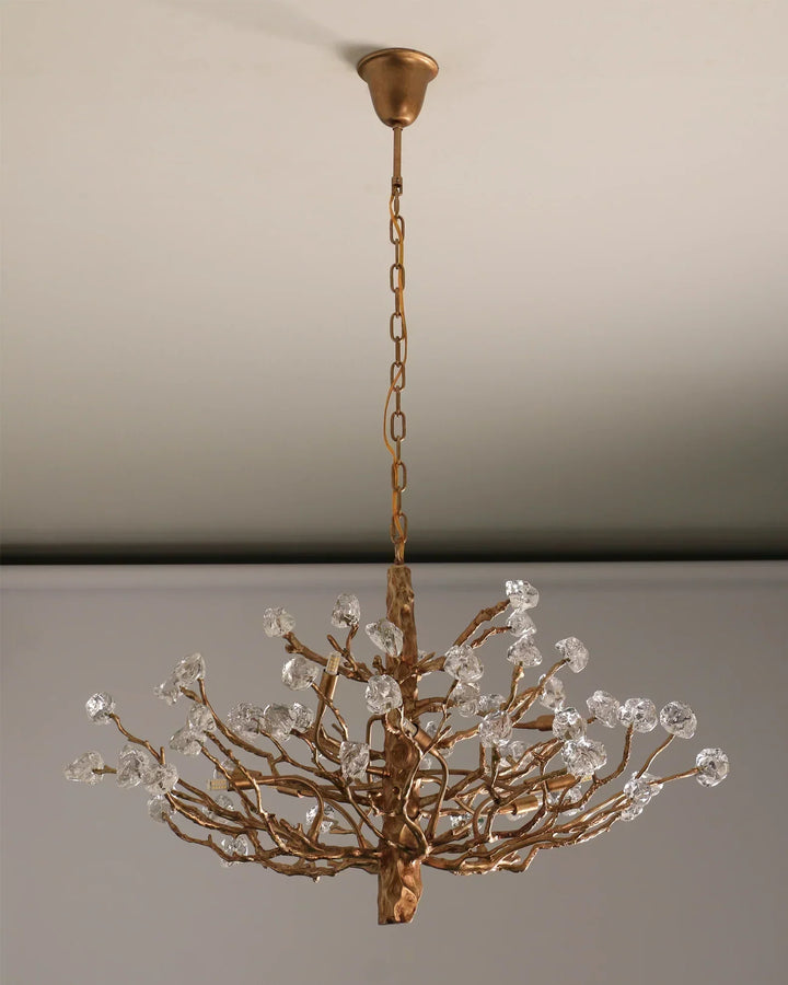 Gemstone Branch Chandelier with Artistic Design for Bedroom or Living Room-Chandeliers-Arialamps