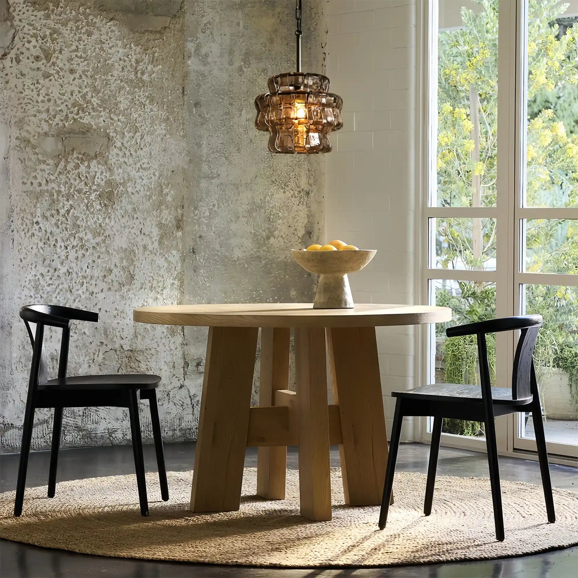 Ghiaccio Pendant Light-Bronze-Smoke-Arialamps