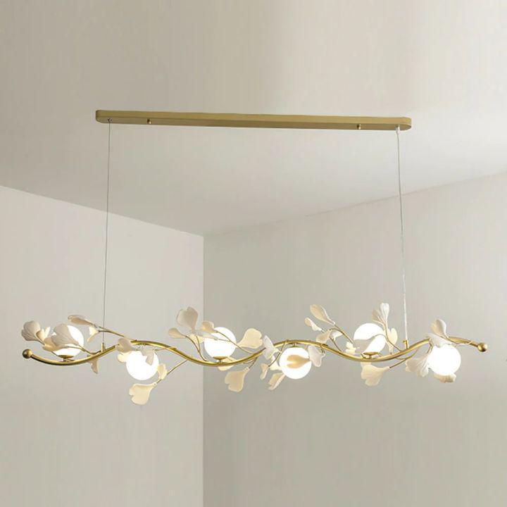 Ginkgo Glass Chandelier-chandeliers for dining room,chandeliers for stairways,chandeliers for foyer,chandeliers for bedrooms,chandeliers for kitchen,chandeliers for living room-Arialamps