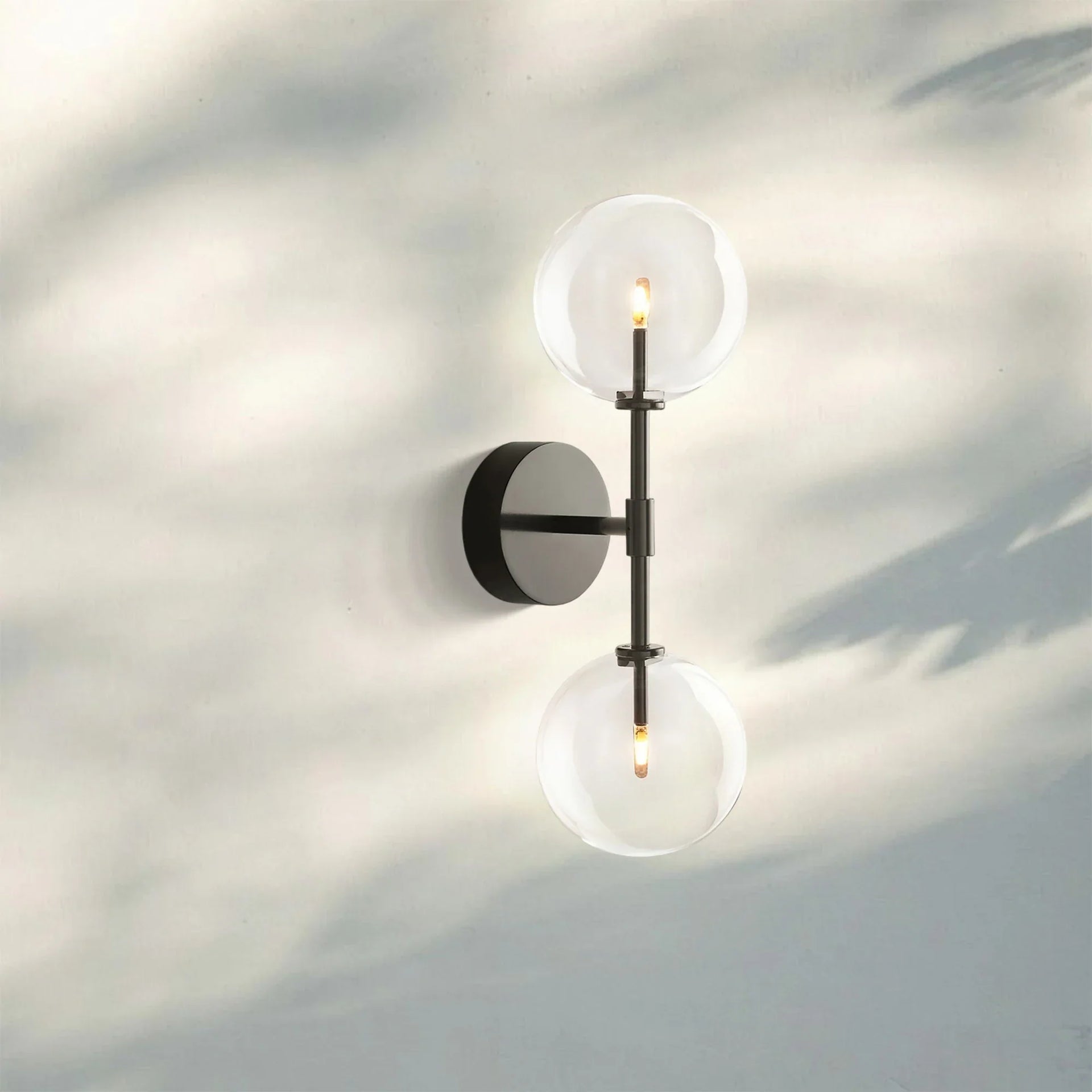 Glass Globe Linear Sconce