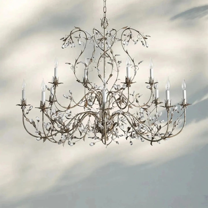 Gothic Claudette 12 - Light Round Chandelier - Arialamps