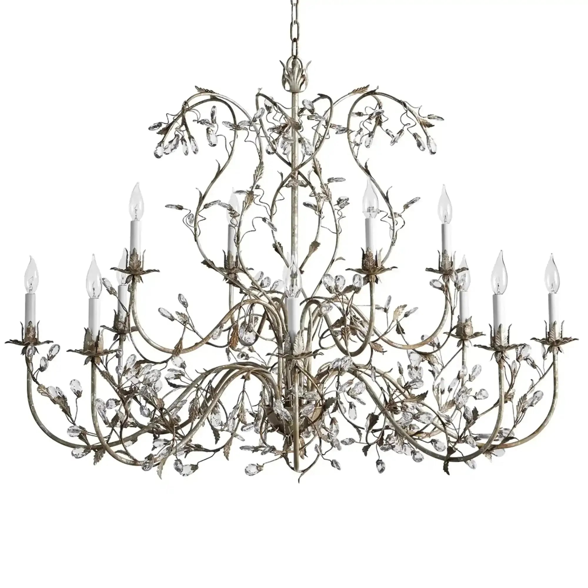 Gothic Claudette 12 - Light Round Chandelier - Arialamps