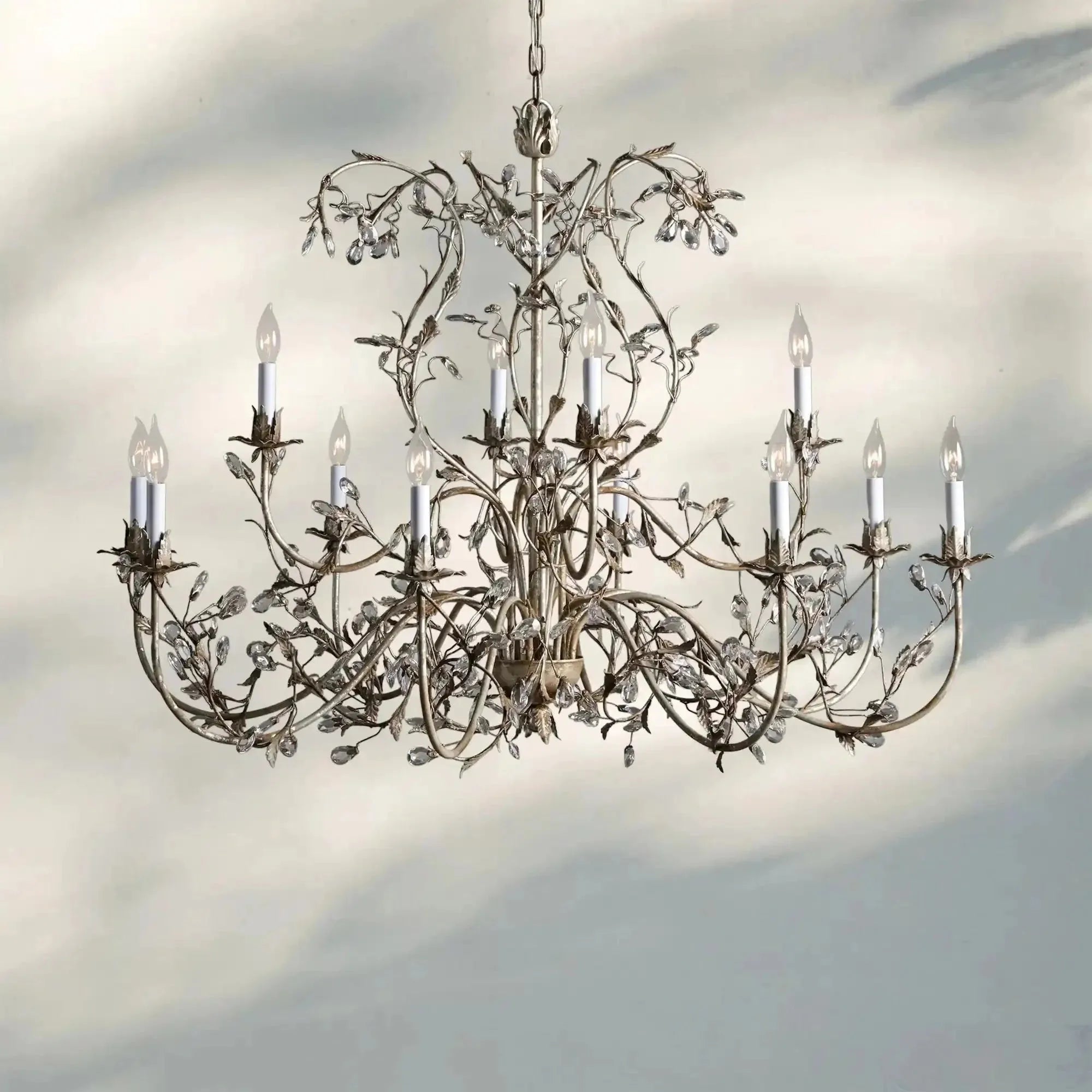 Gothic Claudette 12 - Light Round Chandelier - Arialamps