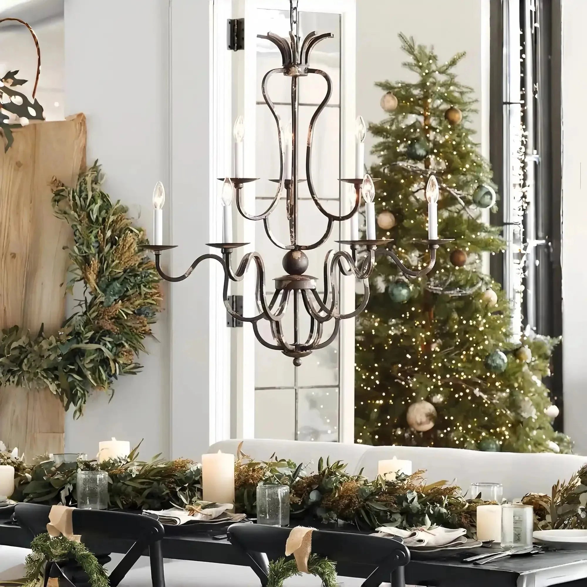 Grand 12 Light Chandelier - Arialamps