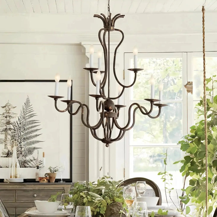 Grand 12 Light Chandelier - Arialamps
