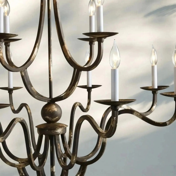 Grand 12 Light Chandelier - Arialamps