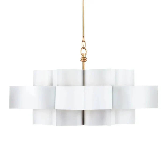 Grand Lotus Large Black Chandelier - Arialamps
