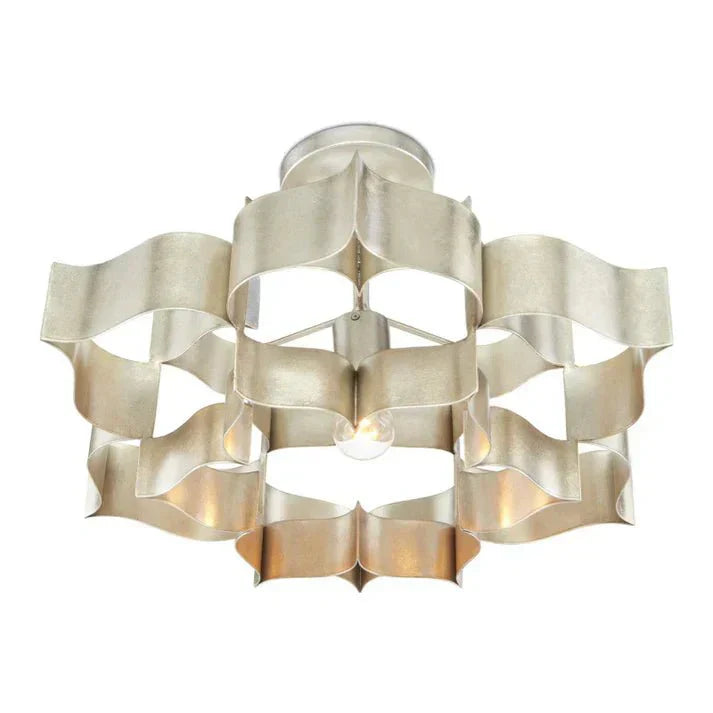 Grand Lotus Large Black Chandelier - Arialamps