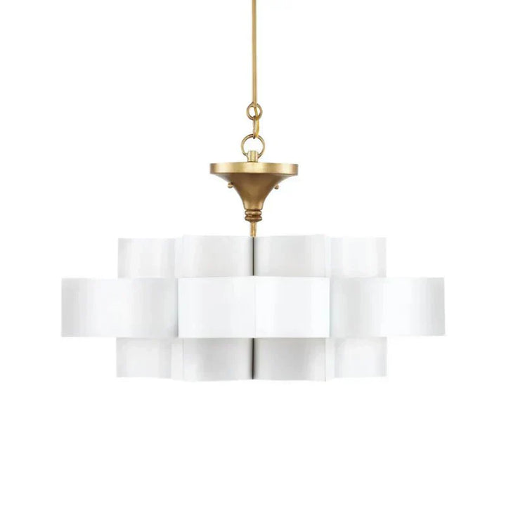 Grand Lotus Large Black Chandelier - Arialamps
