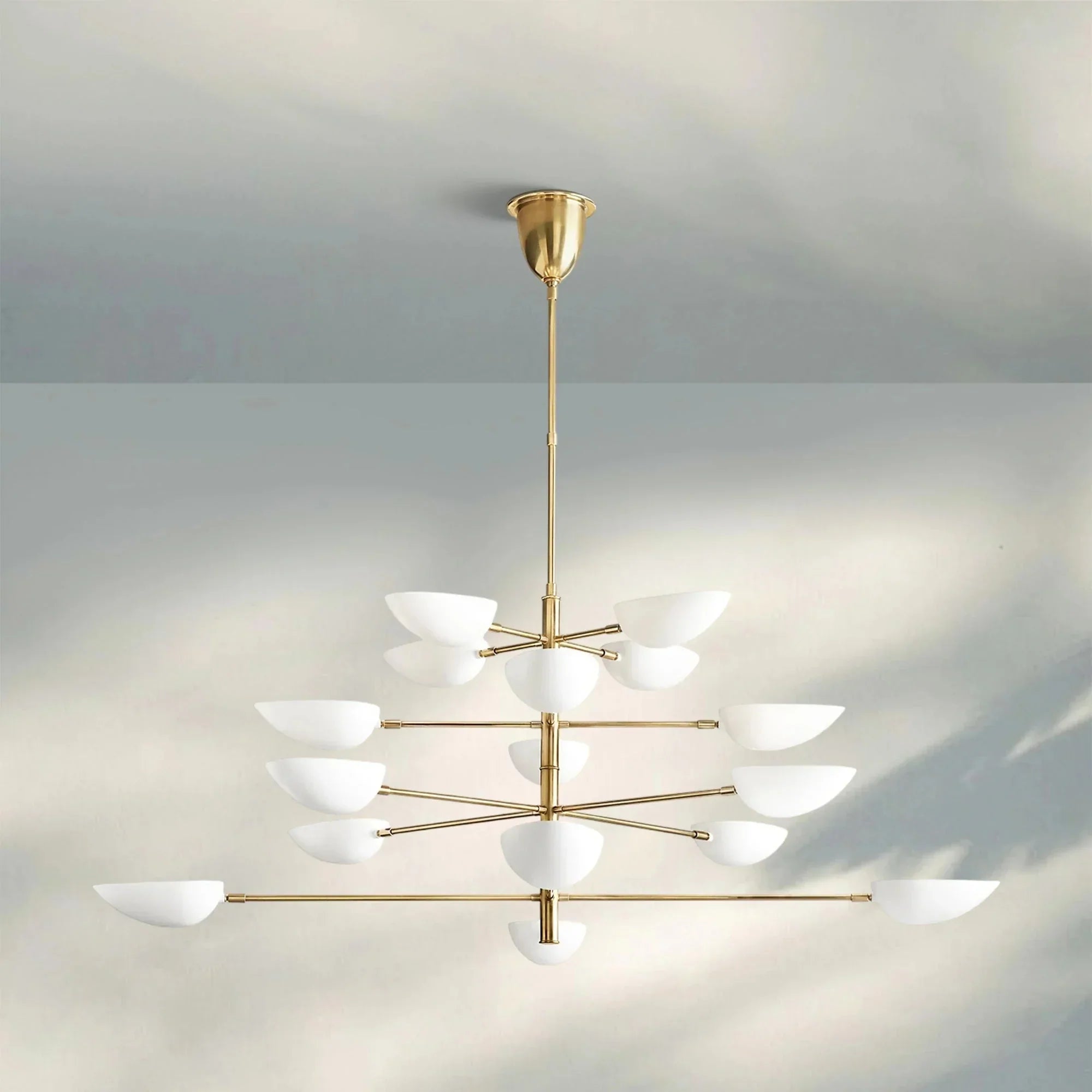 Graphica Chandelier 38" 73'' - Arialamps