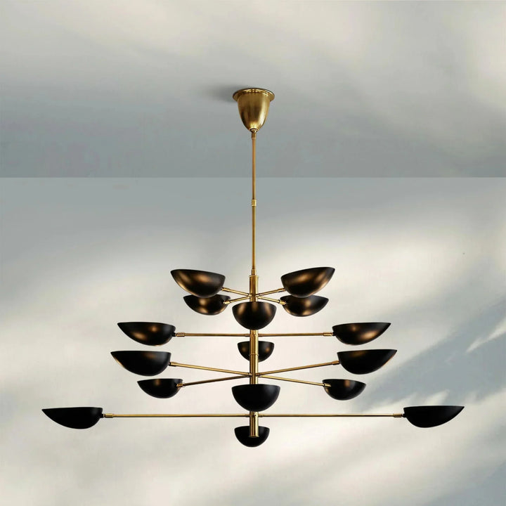 Graphica Chandelier 38" 73'' - Arialamps