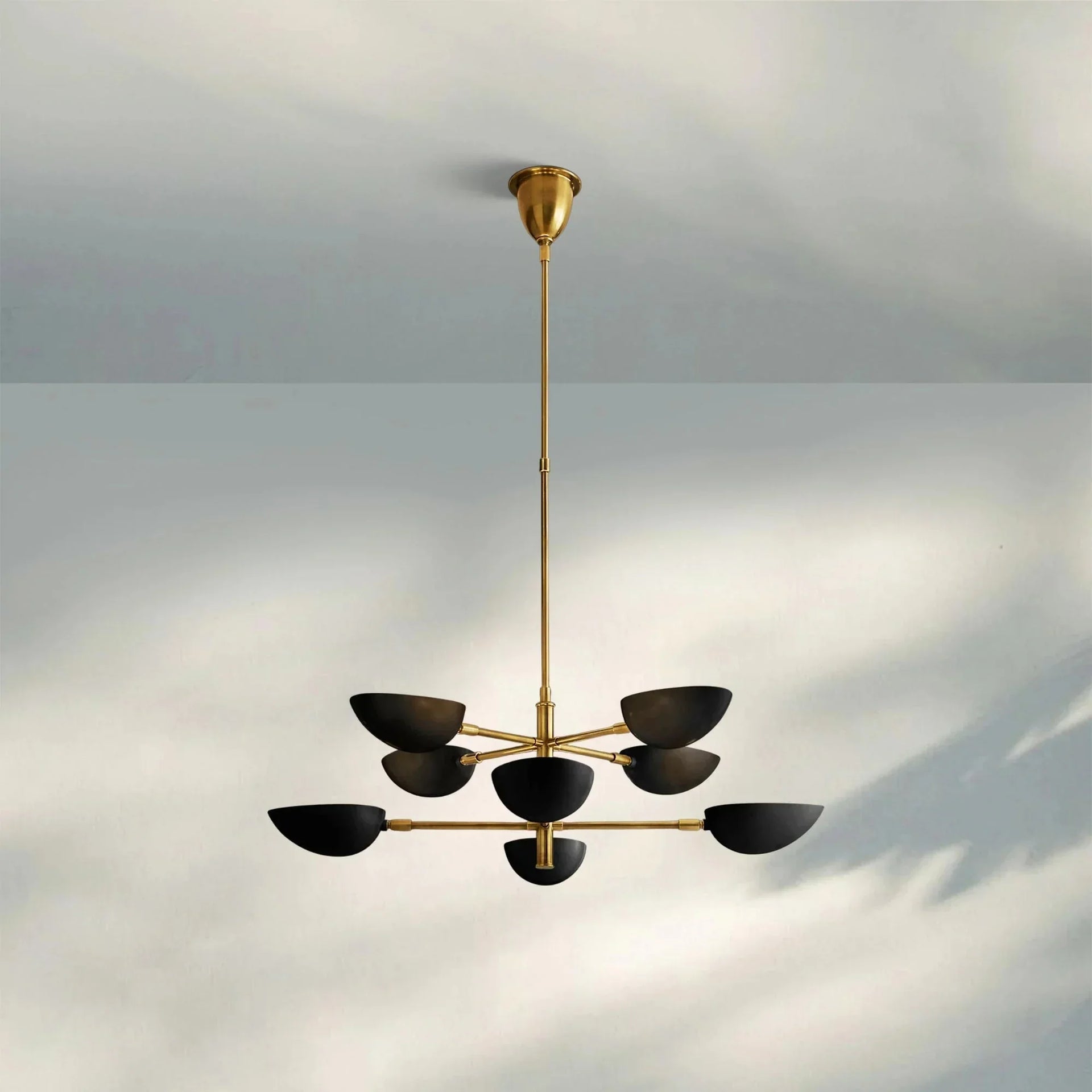 Graphica Chandelier 38" 73'' - Arialamps