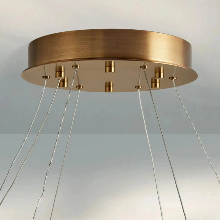 Halima Halo Chandelier - Arialamps