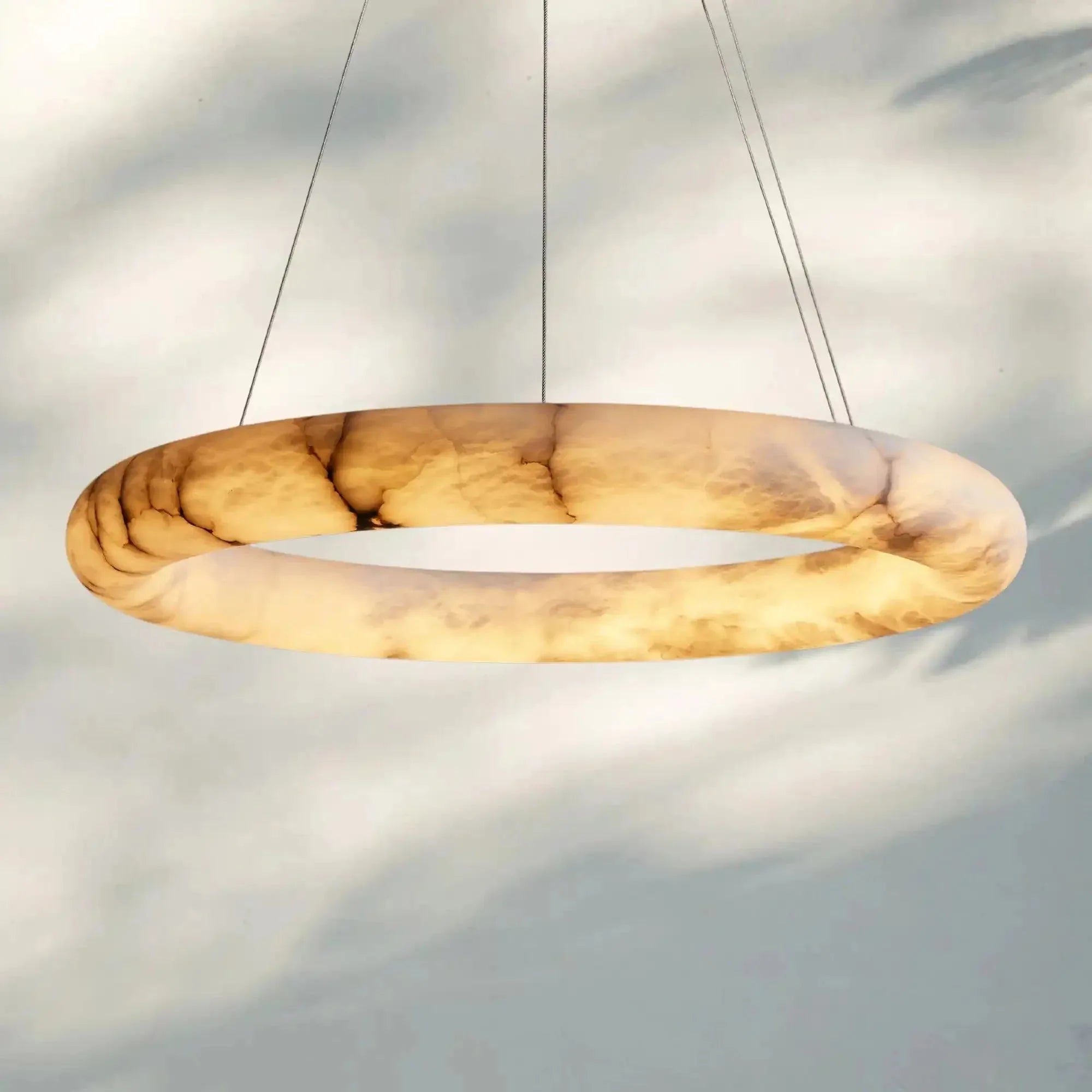 Halima Halo Chandelier - Arialamps