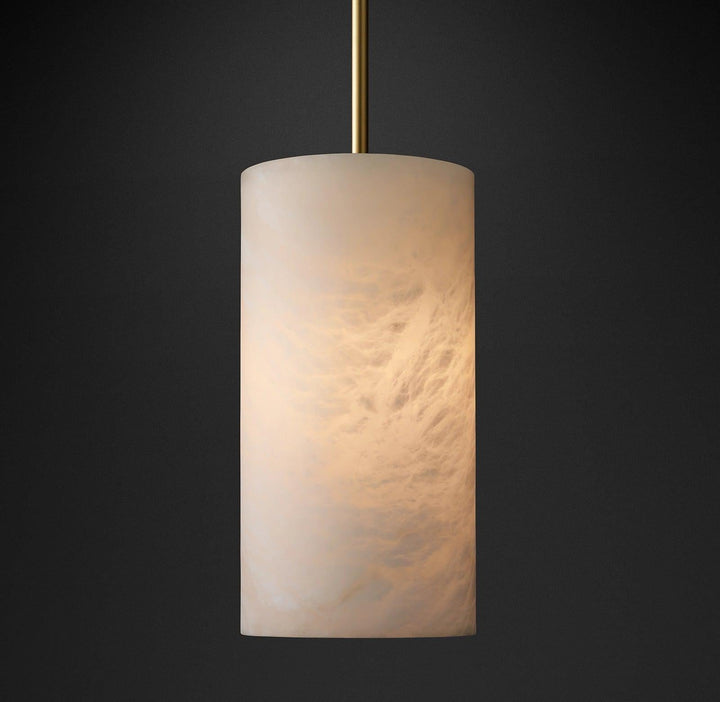 Hand Carved Alabaster Pendent