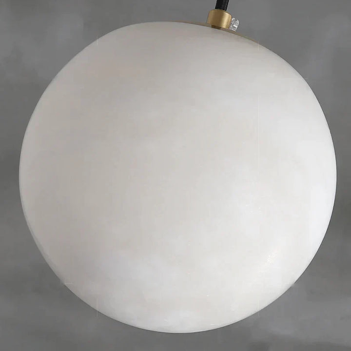 Kevin Hansa Alabaster Ball Pendant Light, Island Mini Pendant Light Kevinstudiolives