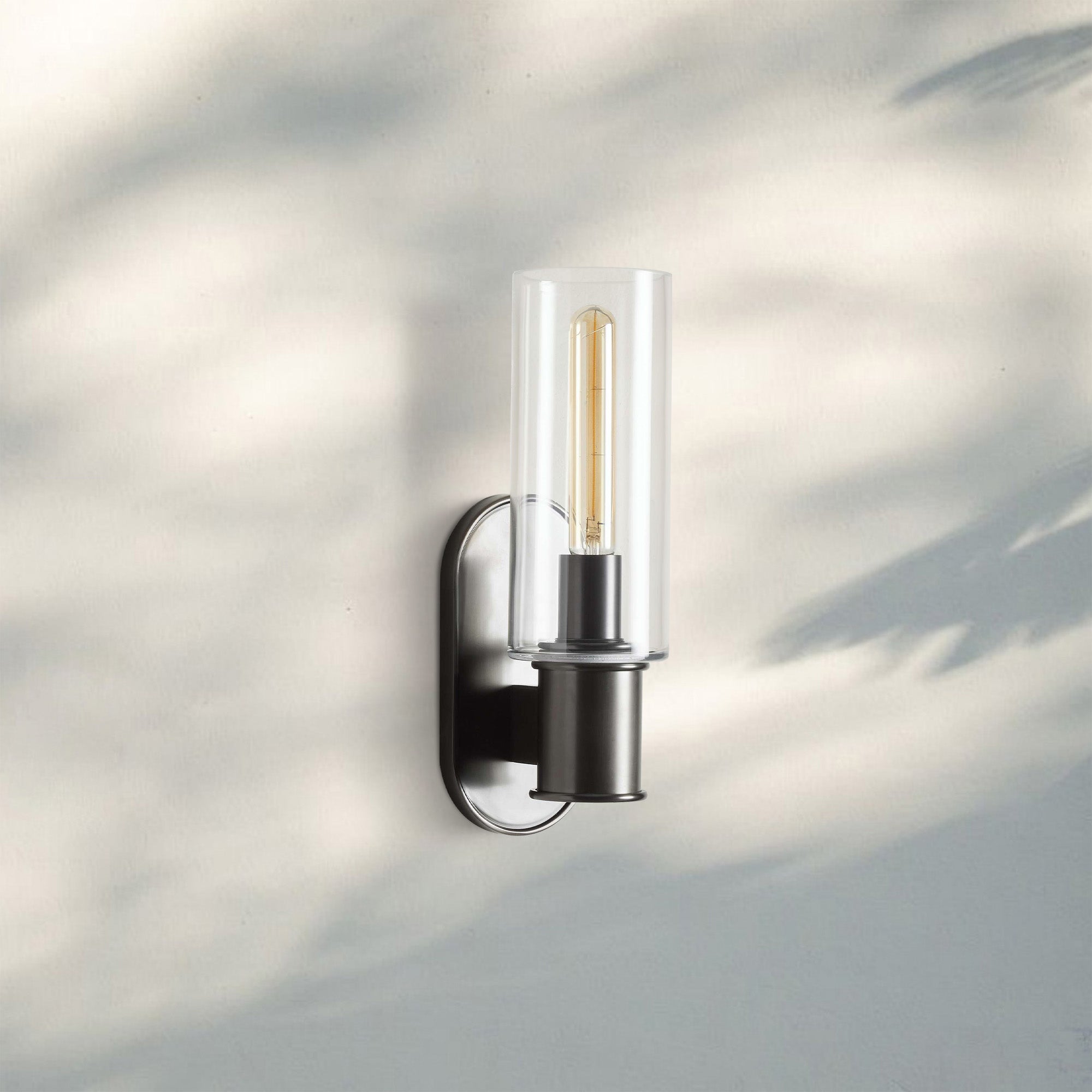 Harline Clear Glass Wall Sconce-