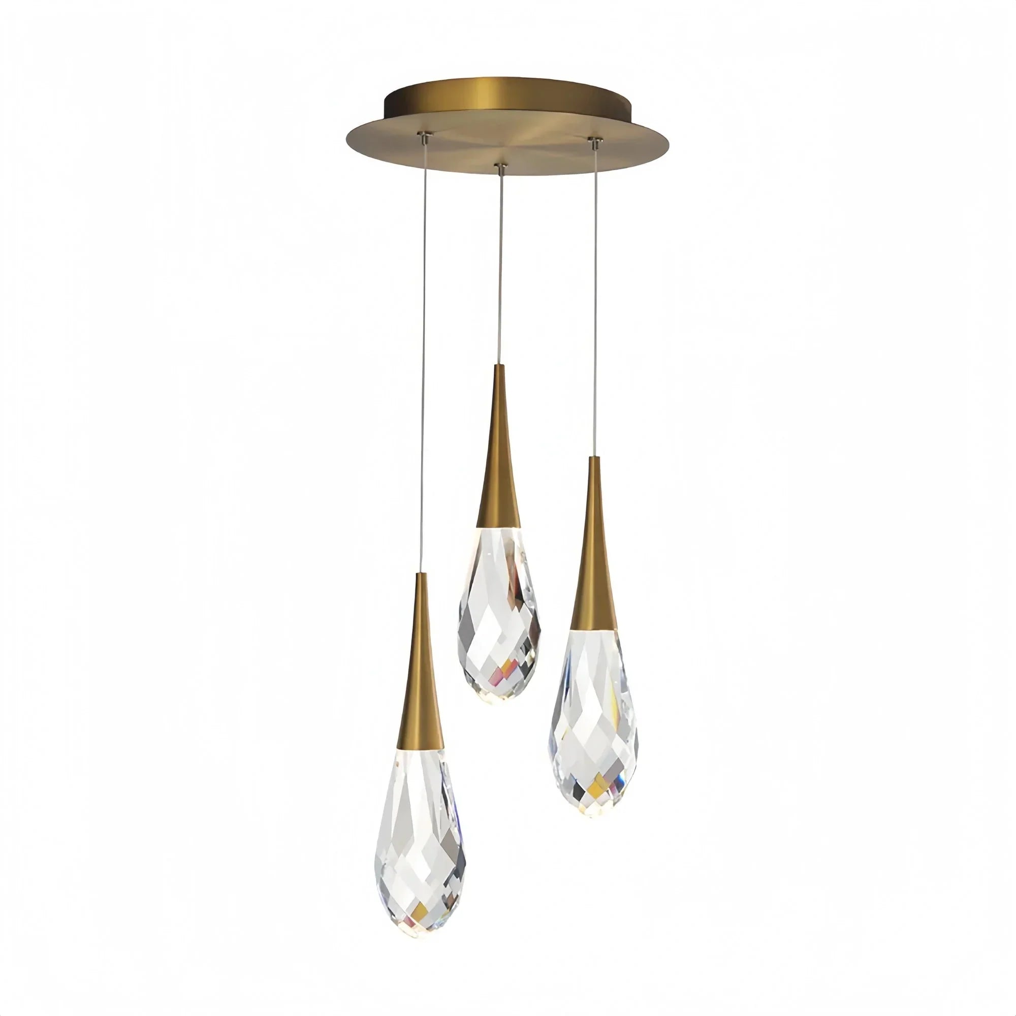 Hibiscus LED Multi Light Pendant Light Round Chandelier - Arialamps