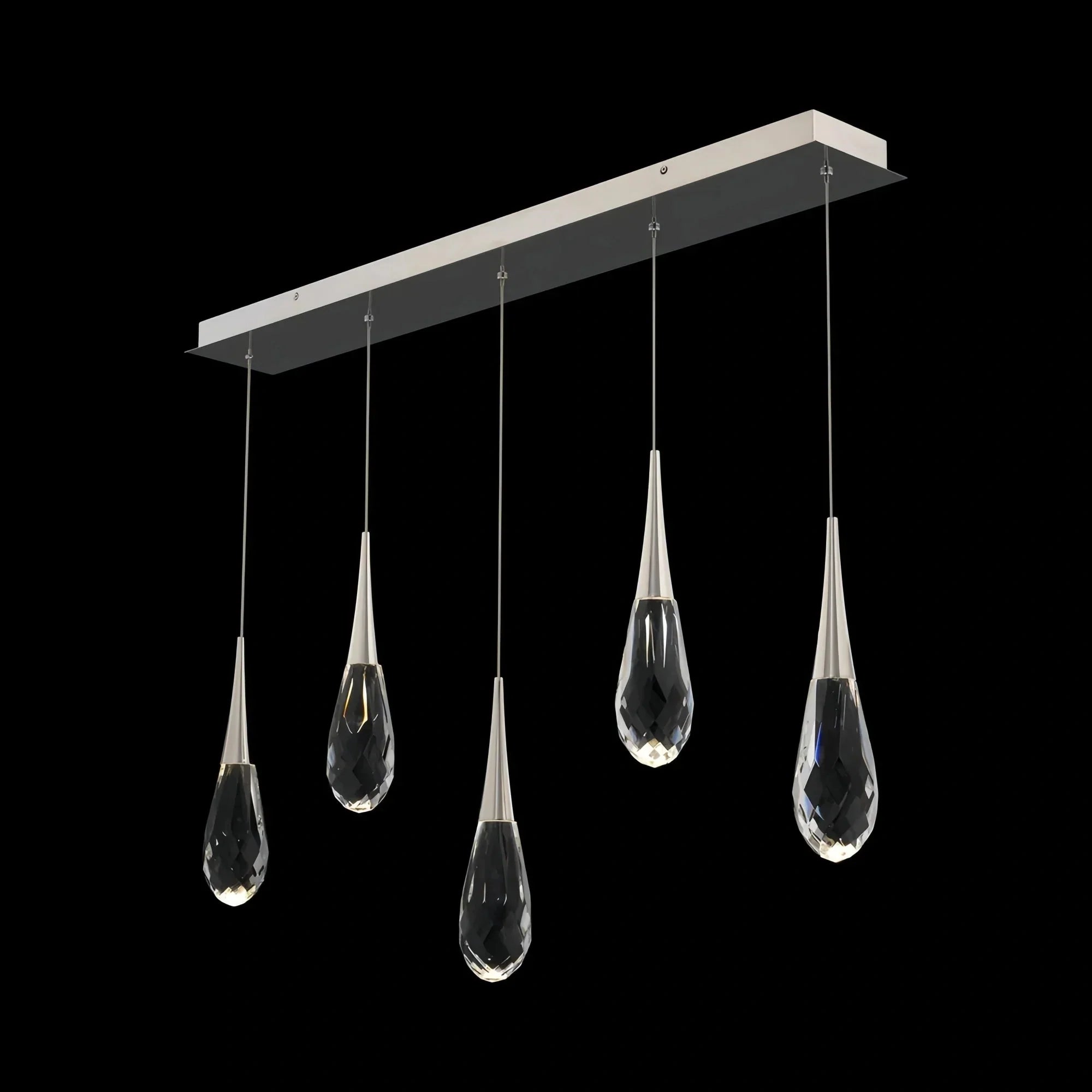 Hibiscus Linear LED Multi Pendant Light - Arialamps