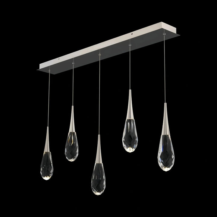 Hibiscus Linear LED Multi Pendant Light - Arialamps