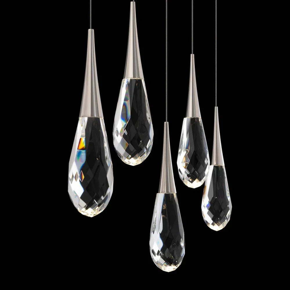 Hibiscus Linear LED Multi Pendant Light - Arialamps