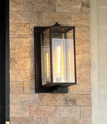 Devulde Square Grand Outdoor Sconce 23"