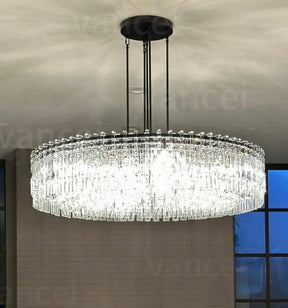 Marignan K9 Crystal Round Chandelier 60"