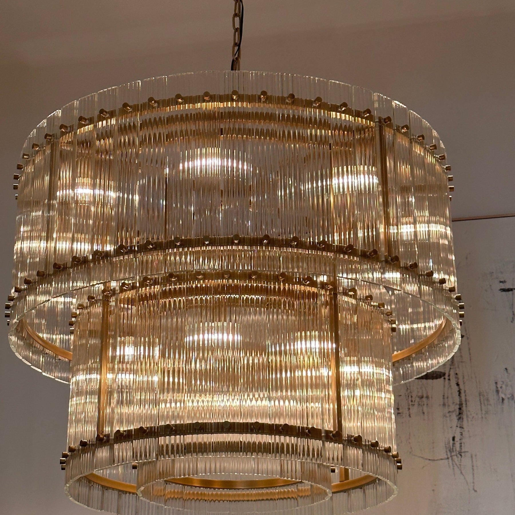 Marcus 4-Tier Round Chandelier 60"（customize）