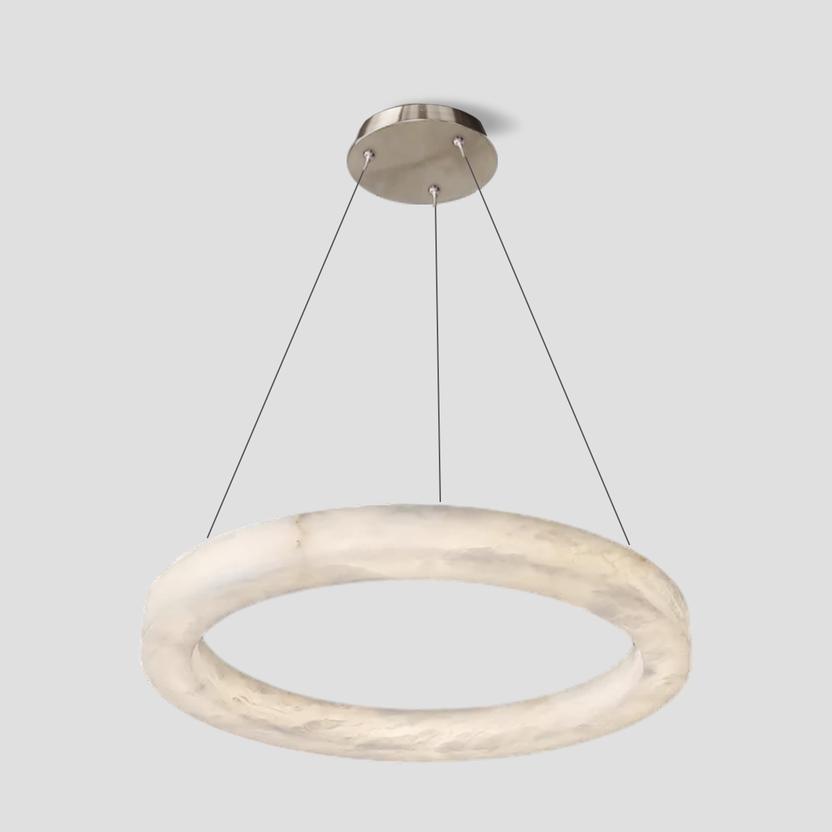 Theseus Alabaster Round Chandelier