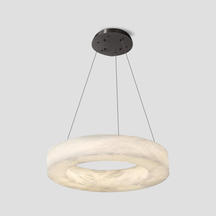 Alabaster Round Chandelier