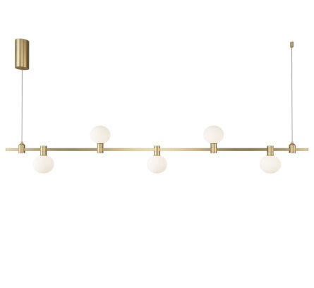 Dining Room/Living RoomLinear Light Global Track Light Chandelier