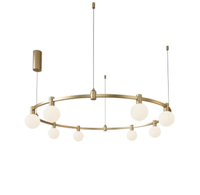 Dining Room/Living Room Round Global Track Light Chandelier