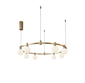 Dining Room/Living Room Round Global Track Light Chandelier