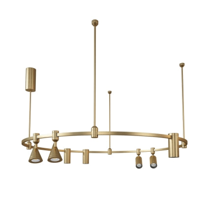 Dining Room/Living Room Round Taper Spot Track Light Chandelier