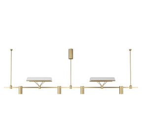 Dining Room/Living RoomLinear Arcuation Track Light Chandelier