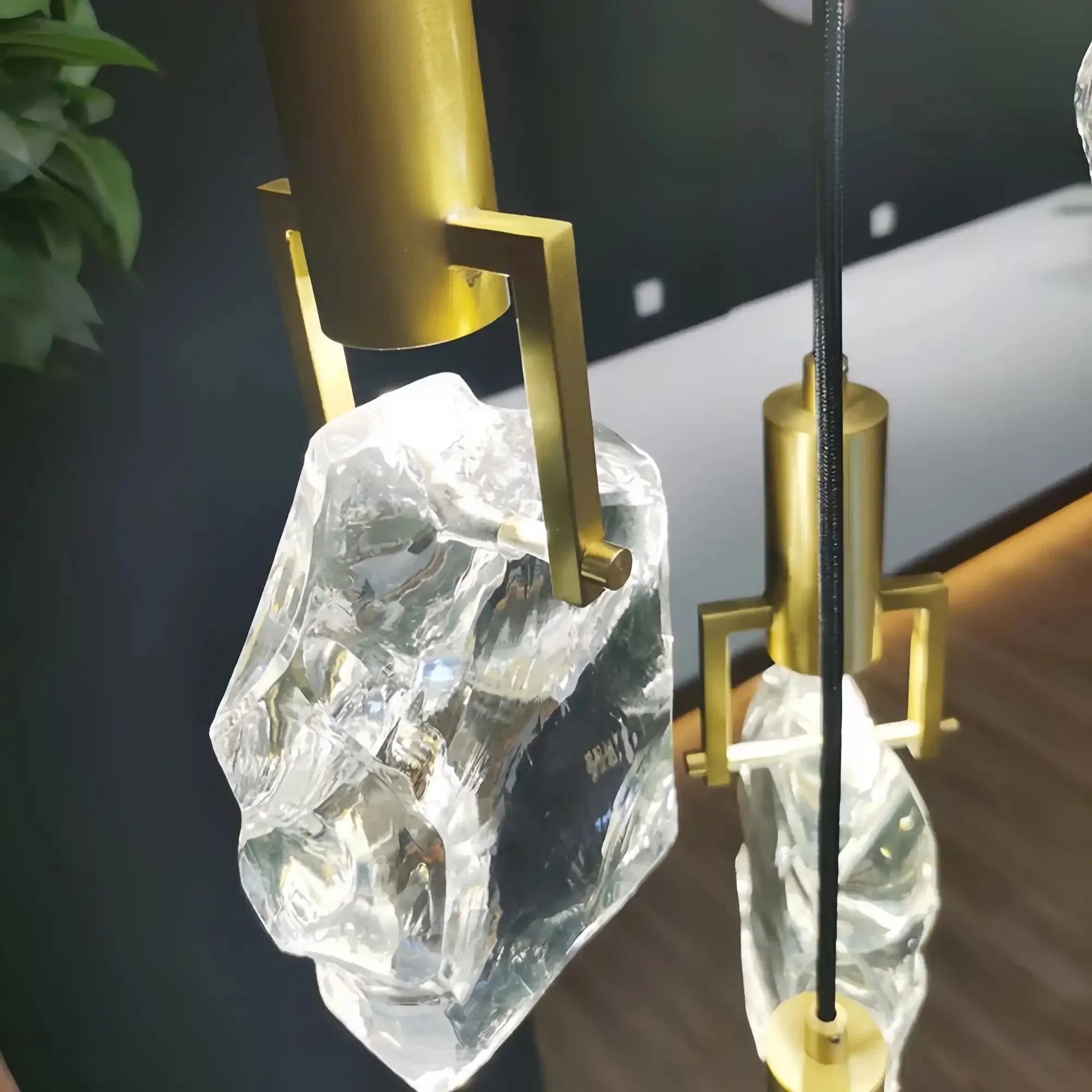 Irregular crystal pendant 6 styles - Arialamps