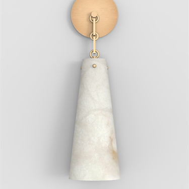 Kevin Javad Alabaster Wall Sconce, Designer Wall Lights Wall Sconce Kevinstudiolives