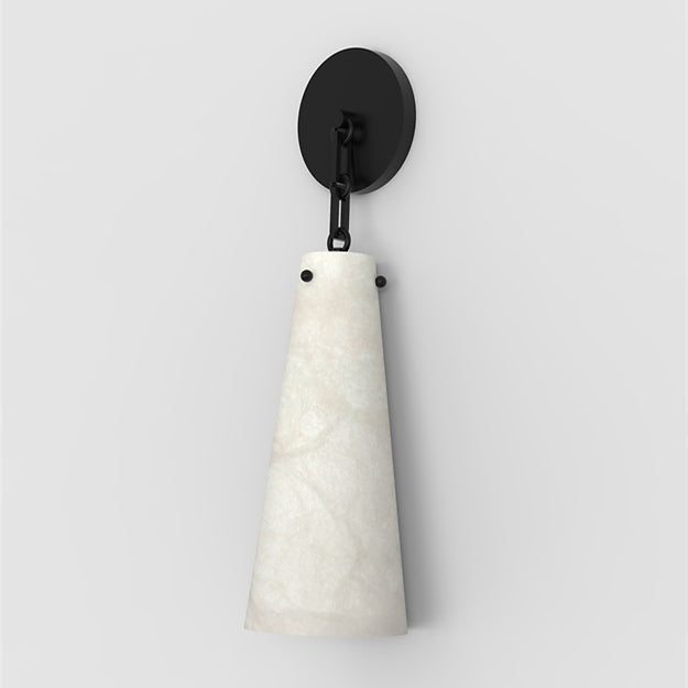 Kevin Javad Alabaster Wall Sconce, Designer Wall Lights Wall Sconce Kevinstudiolives Black