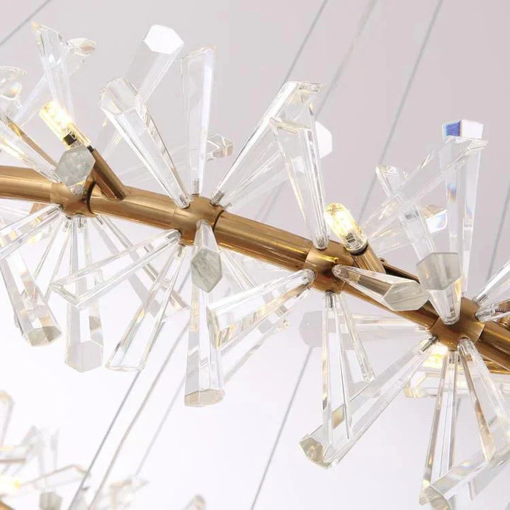 Kylia Ring Crystal Chandelier - Arialamps