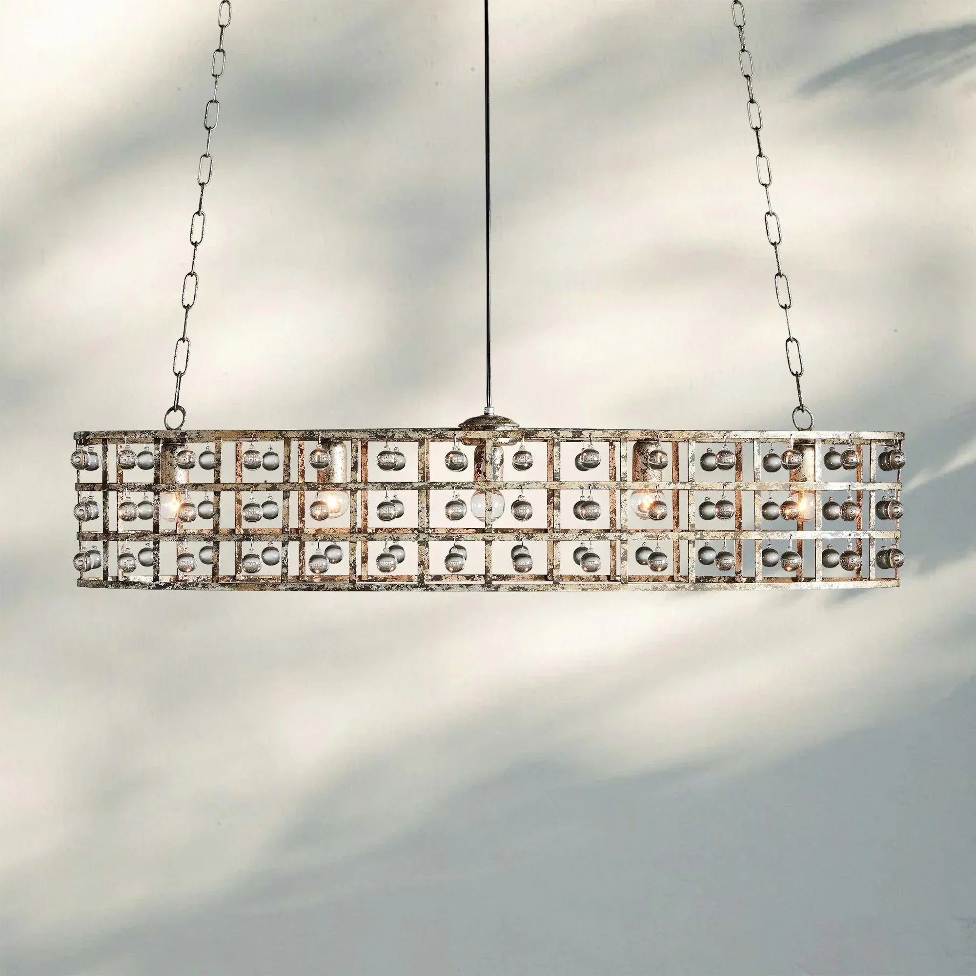 La Caged 5-Light Oval Chandelier-