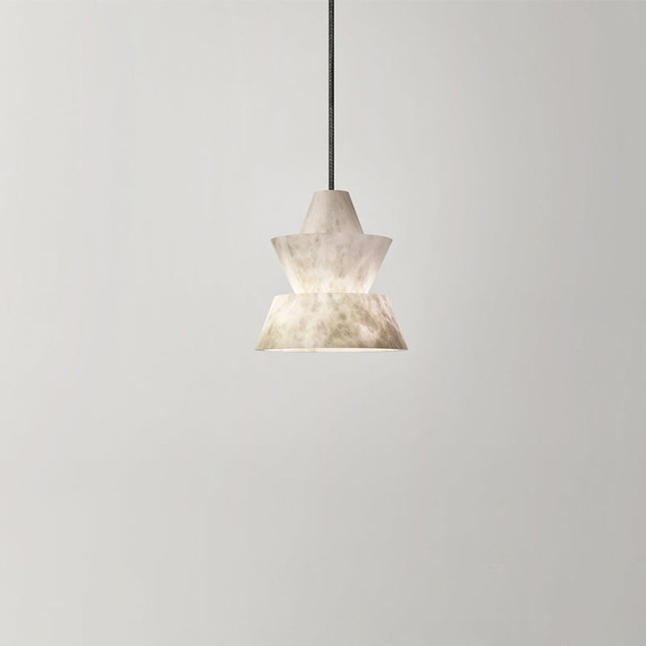 Koltin Lab Small Alabaster Coffee Table Pendant, Modern Pendant Light Besides Bed Chandelier Kevin Studio Inc