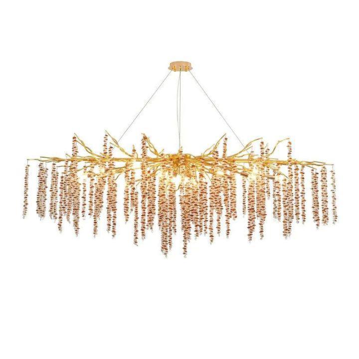Lacuna Dining Room Branch Chandelier-chandeliers for dining room,chandeliers for stairways,chandeliers for foyer,chandeliers for bedrooms,chandeliers for kitchen,chandeliers for living room-L120 (L47¼")-Arialamps