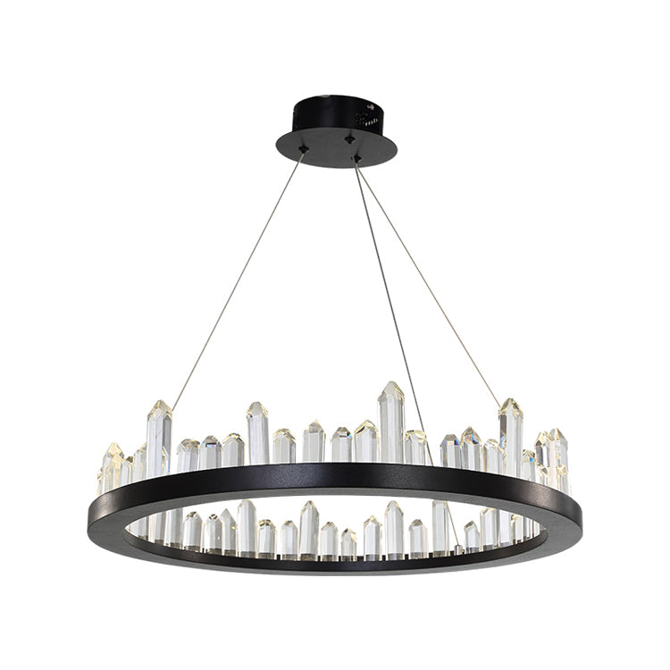 Leti Crystal Round Chandelier